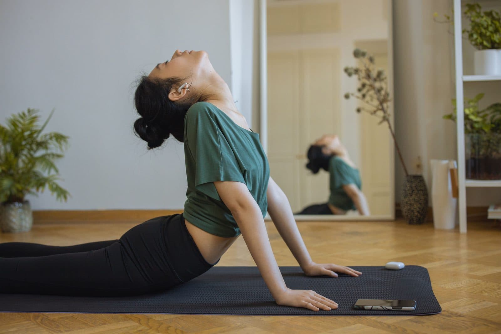 A bright boutique reformer Pilates fitness studio